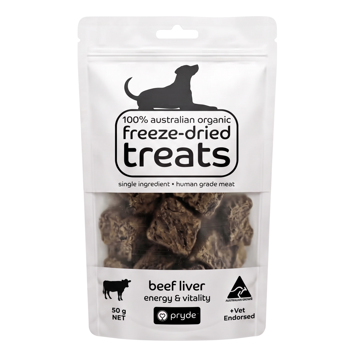 Freeze Dried Dog Treats - Beef Liver (50g)