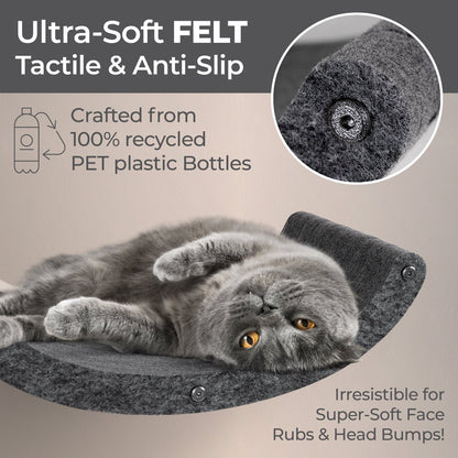 Set of 4 Charcoal Cat Climbers - Pryde Pets